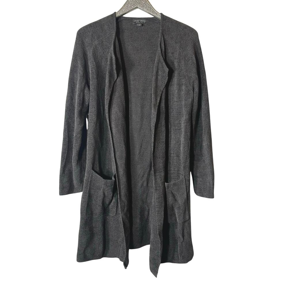 Barefoot Dreams Cozychic Ultra Lite Knit Wide Collar Jacket Sweater